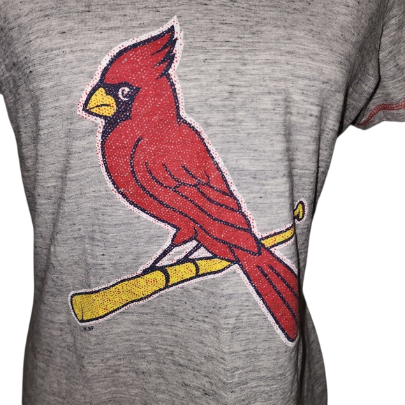 General Merchandise St. Louis Cardinals LARGE V-Neck T-shirt MLB Fandom Baseball - Picture 11 of 14